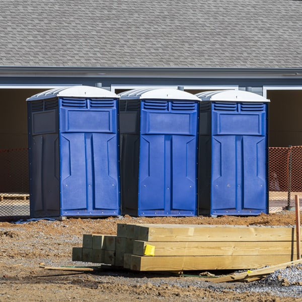 can i customize the exterior of the portable restrooms with my event logo or branding in Hunter